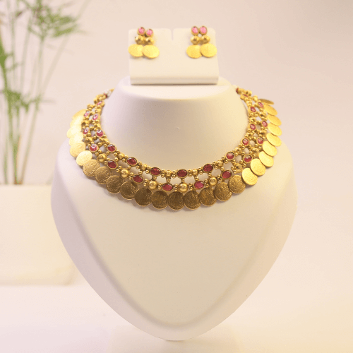 golden coin drape