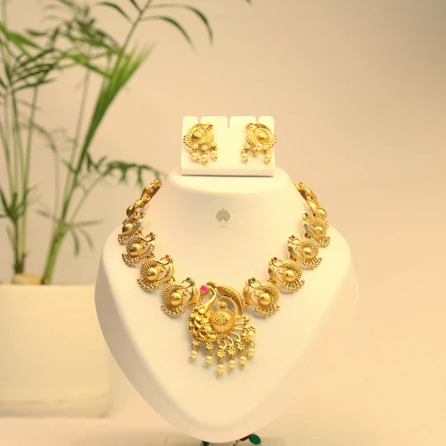 Jewel Bird Necklace Set