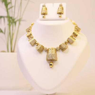 Starry squarelets necklace