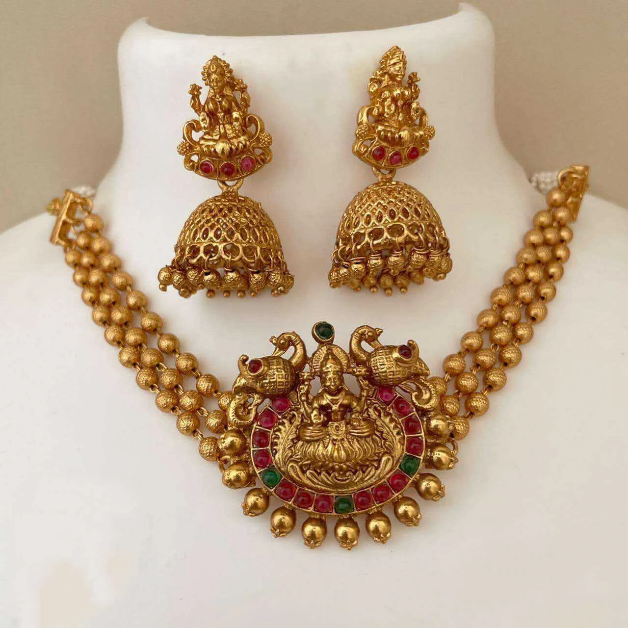 Golden Lakshmi Pendant