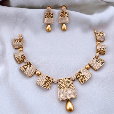 Starry Squarelets Necklace