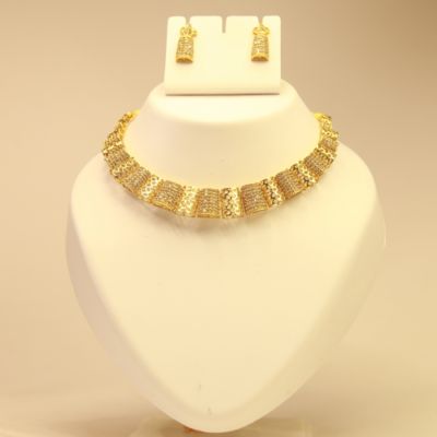 Diamond Aura Necklace Set