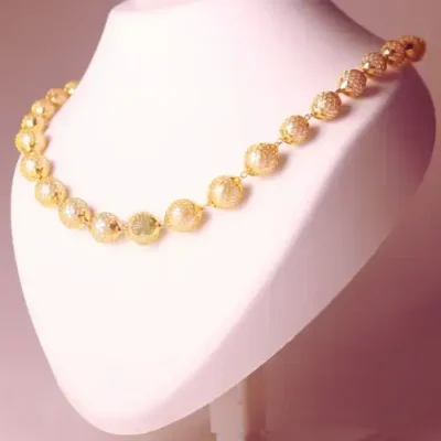 Golden Beaded Elegance