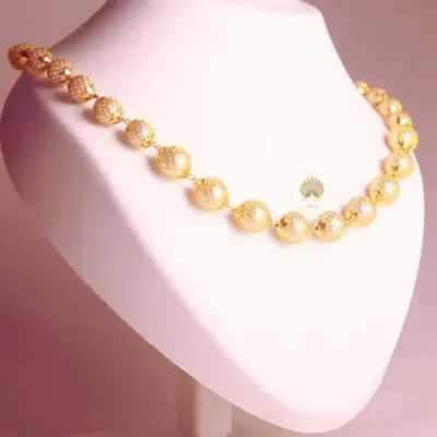 Golden Beaded Elegance