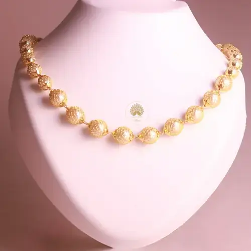 Golden Beaded Elegance