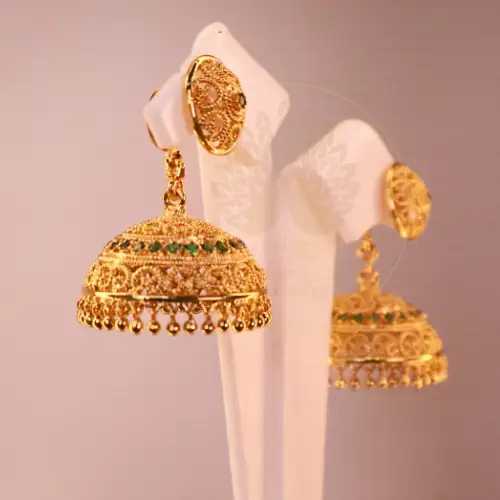 Emrald Rajbari Jhumka - Image 3