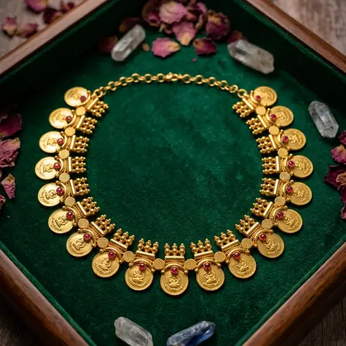 Lakshmi Coin Necklace