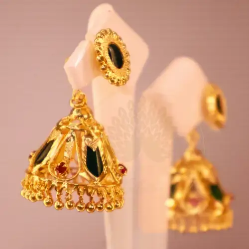 Nagapadam Ruby Jhumka - Image 3