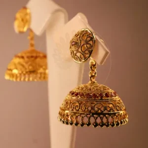 Ruby Rajbari Jhumkas