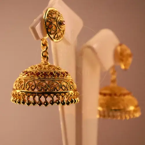 Ruby Rajbari Jhumkas