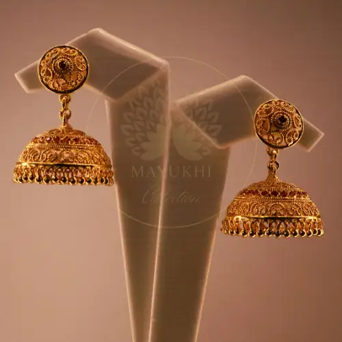 Ruby Rajbari Jhumkas