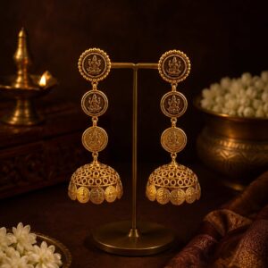 Thirukaashi Jhumka — Kerala Traditional Jewellery | Mayukhi Collection