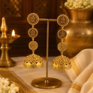 Thirukaashi Jhumka1 — Kerala Traditional Jewellery | Mayukhi Collection