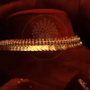 Stone Studded Adukku Kaasumala Side