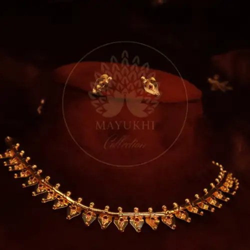 Classic Golden Thalikoottam Necklace | Kerala Wedding Jewelry