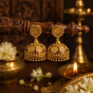 Kashi Jhumkka 1 — Kerala Traditional Jewellery | Mayukhi Collection