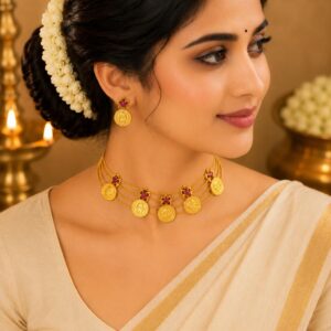Kashi Choker Set1 — Kerala Traditional Jewellery | Mayukhi Collection