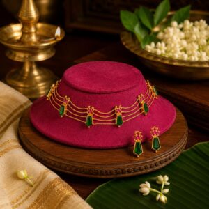 Nagapadam Choker Set | Traditional Kerala Temple Jewellery