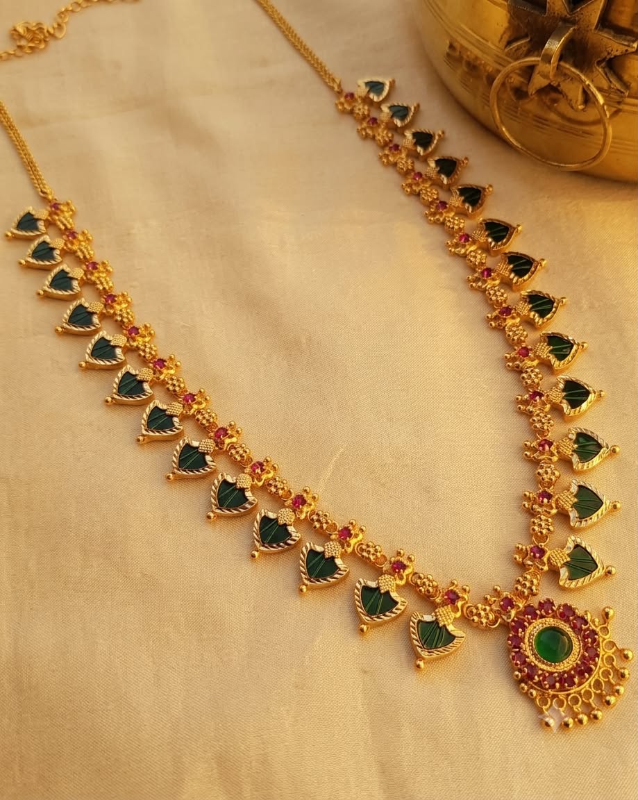Palakka Mala 13 Thattu – Kerala Traditional Gold-Plated Jewellery