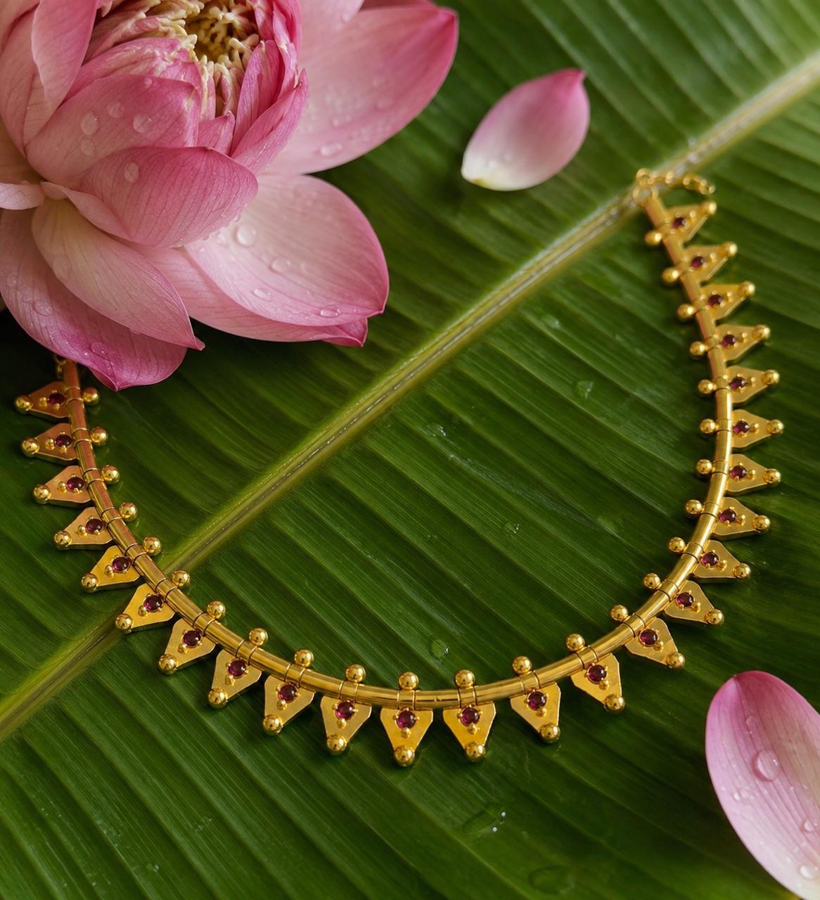 Thalikoottam Necklace – Traditional Kerala Temple Jewellery Online
