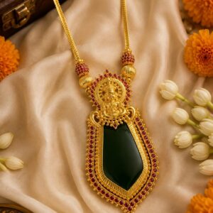 Kathakali Naga Pendant Necklace 1 — Kerala Traditional Jewellery | Mayukhi Collection