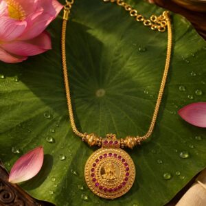 Parinaya Lakshmi Pendant Necklace – Gold Temple Jewellery